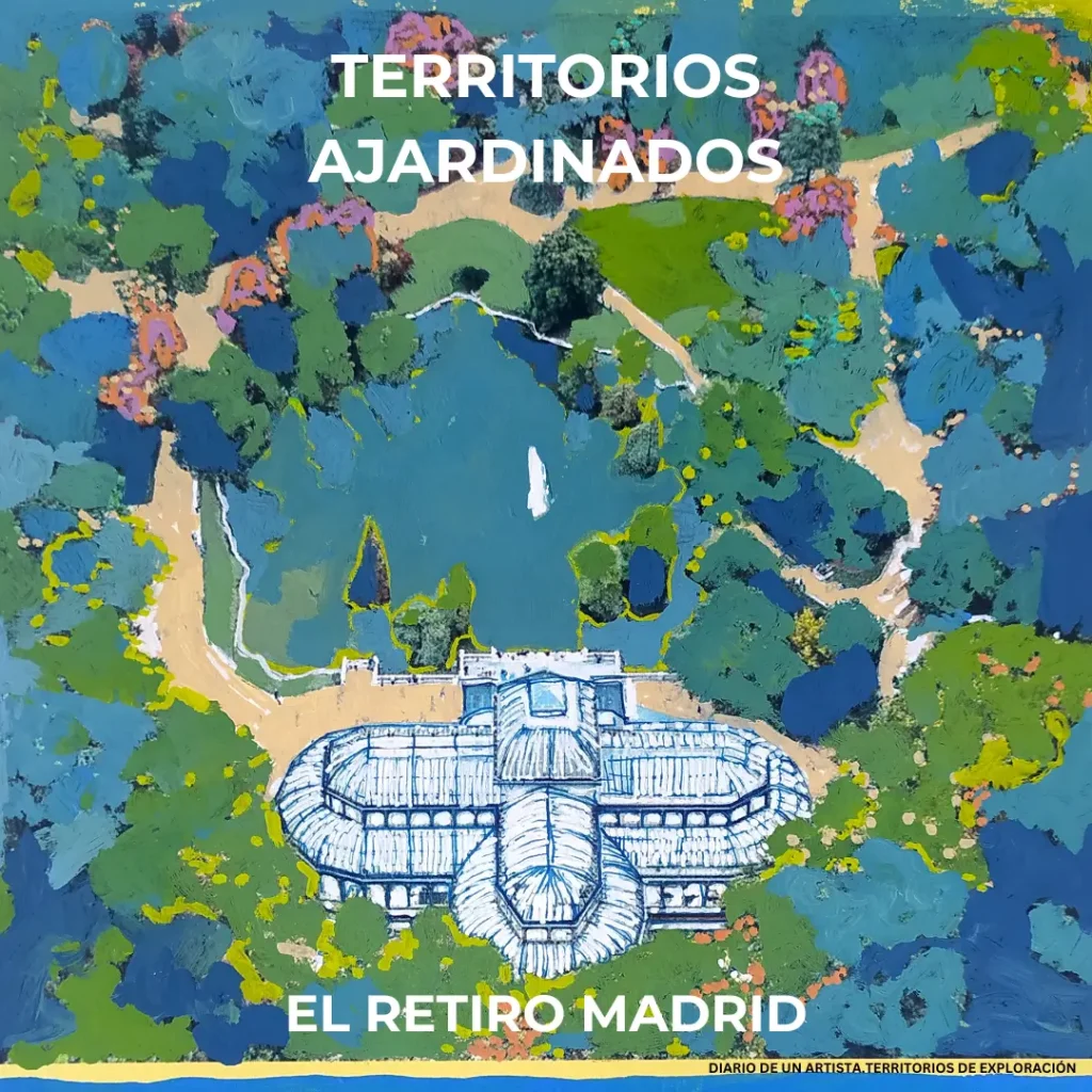 Paseante del Retiro. Carteles Palacio de Cristal Montenegro Ediciones 2024 Ediciones