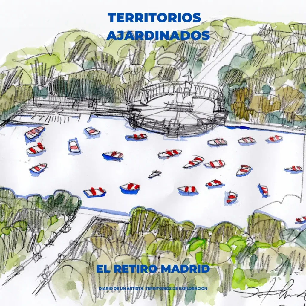 Paseante del Retiro. Boceto Montenegro Ediciones 2024 Ediciones